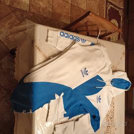 completo Adidas uomo blu e bianco 
