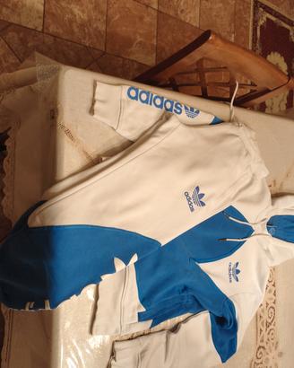 completo Adidas uomo blu e bianco 