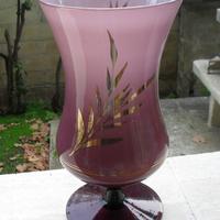 Vaso grande in cristallo raffinato - anni 60