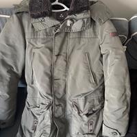 piumino grigio peuterey