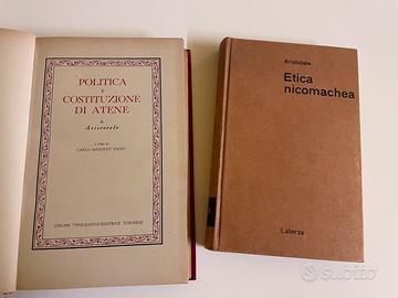 Aristotele Politica e costituzione di Atene 1955