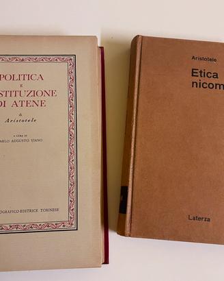 Aristotele Politica e costituzione di Atene 1955