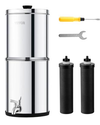 Sistema Filtraggio Acqua  con 2 Filtri al Carbone