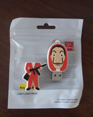 Pennetta usb  da 16 gb la casa di carta
