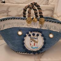 Borsa coffa siciliana decorata