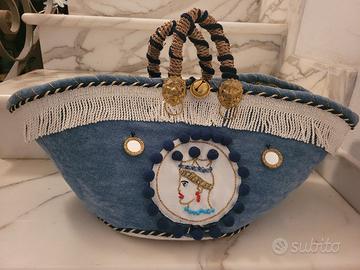 Borsa coffa siciliana decorata