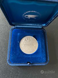 Moneta in argento commemorativa