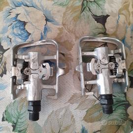pedali bici  uso flat +  sgancio rapido  Shimano