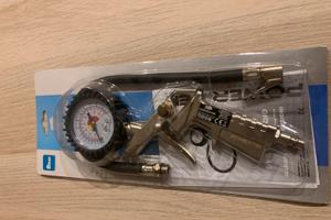 Pistola gonfiaggio pneumatici manometro compress