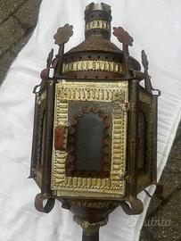 coppia lanterne antiche veneziane da restaurare