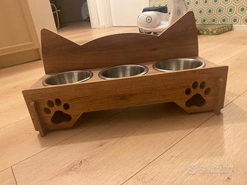 Supporto porta pappa per animali domestici