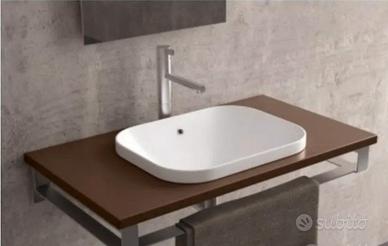 Lavabo ceramica semi incasso