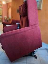 Poltrona motorizzata con elevatore per anziani