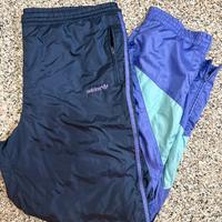 Adidas pantaloni tuta blu vintage