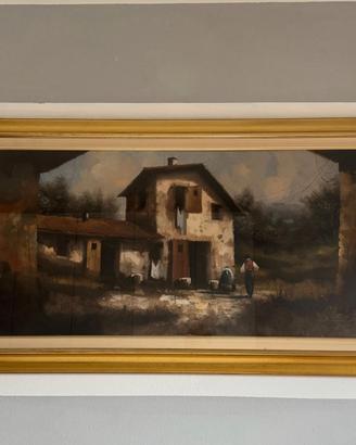Olio su tela Guido Borrelli