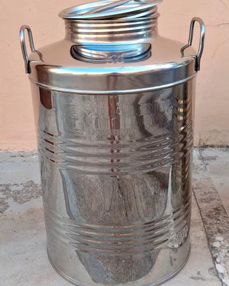 Fusto in acciaio inox per olio e vino 50lt