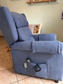 Poltrona reclinabile elettrica FACONDINI due motor