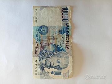 LIRE 10000 BANCONOTA RARA.