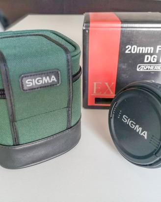 Obiettivo Sigma 20 mm 1.8 mm dg rf per Nikon