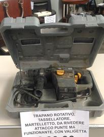 Trapano rotativo,tassellatore, martelletto, da riv