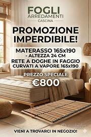 Materasso + Rete SUPERPROMO