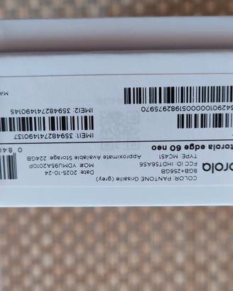 Motorola Edge 60 neo 