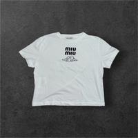 Maglia crop Miu Miu