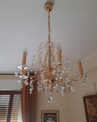 lampadario in swarovski 