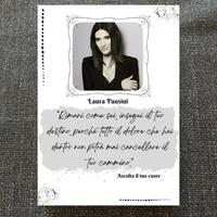 Quadretto personalizzato Laura Pausini