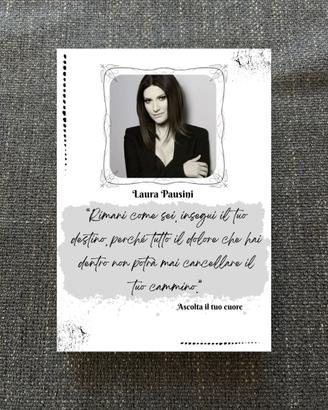 Quadretto personalizzato Laura Pausini