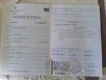 licenza pesca sottocosta