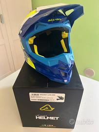 Casco da moto Acerbis Profile 4 - Blu/Fluo Yellow