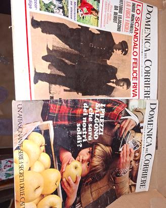 6 riviste La Domenica del Corriere  1969