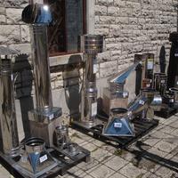 Canna fumaria doppia camera inox