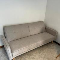 Divano letto 3 posti beige