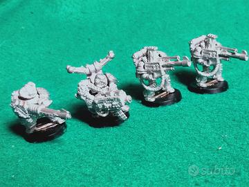 4 Falcidiatori Caos/ Chaos Marine Havoc Wh40k