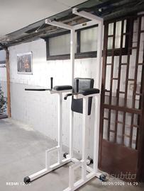 Technogym dip trazioni leg raise station n