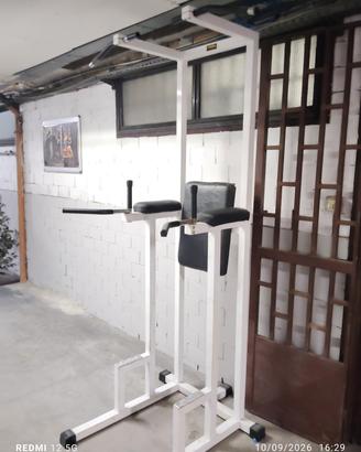 Technogym dip trazioni leg raise station n