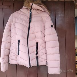 PIUMINO ROSA CAPPUC. DONNA TAGLIA CIRCA 42 SIZE L