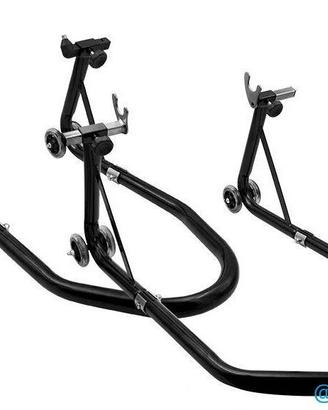 CAVALLETTI ANTERIORE + POSTERIORE PER MOTO (SUPPOR