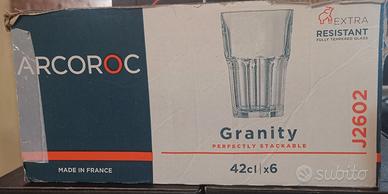 Bicchieri Arcoroc Granity 6 pz