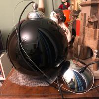Lampadario sfera nero vetro spesso