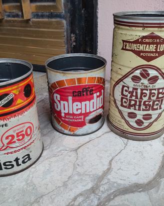 Scatole latta caffè epoca  Vintage