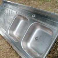 lavello cucina inox 150 x61cm