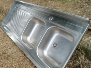 lavello cucina inox 150 x61cm