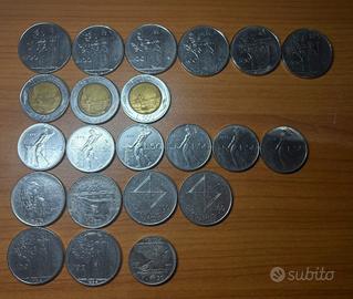 Lotto 22 monete italiane rare, FAO, commemorative,
