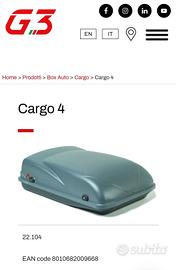 box portatutto g3 cargo 4 (300litri)