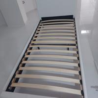 letto singolo in ecopelle  