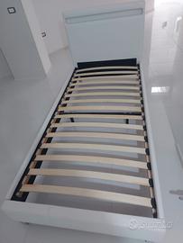 letto singolo in ecopelle  