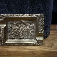 Posacenere, bronzo antico